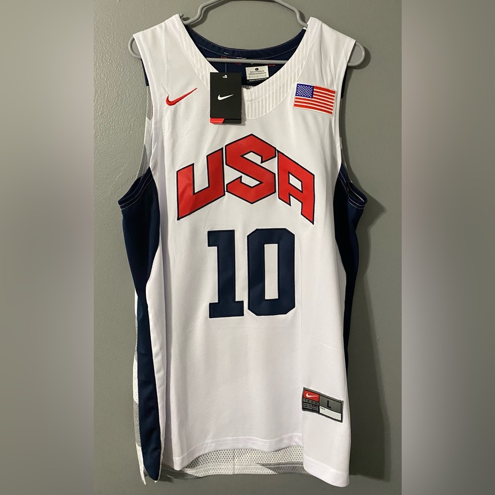 NWT Kobe Bryant #10 Team USA 2012 White Jersey. Olympics, Men’s Large. Read desc